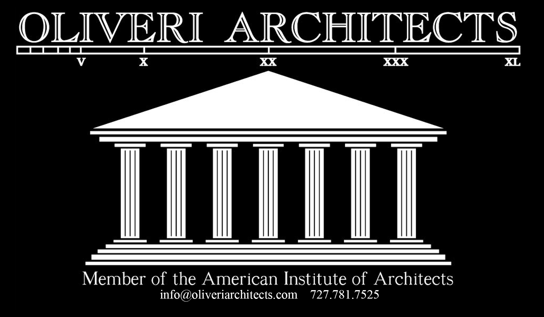 OA LOGO-white on black-Half Page